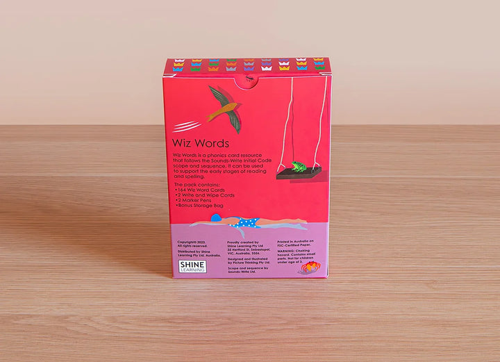 Initial Code Wiz Words Card Game