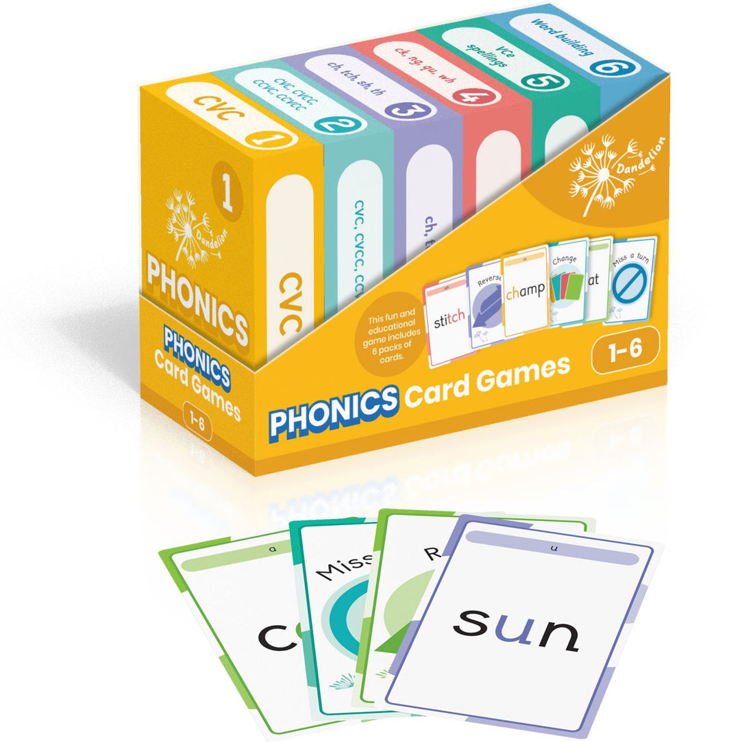 Phonic Books Dandelion Card Games