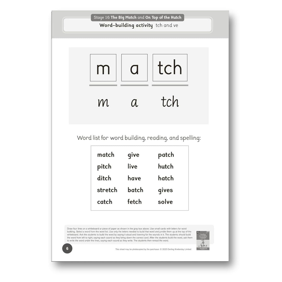 Dandelion Launchers Extras Stages 16-20 Reading and Writing Activities