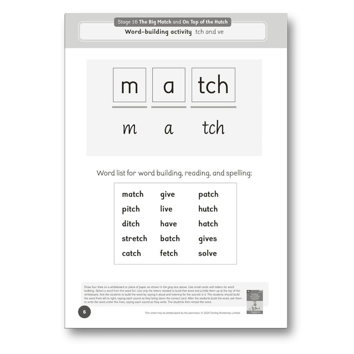 Dandelion Launchers Extras Stages 16-20 Reading and Writing Activities