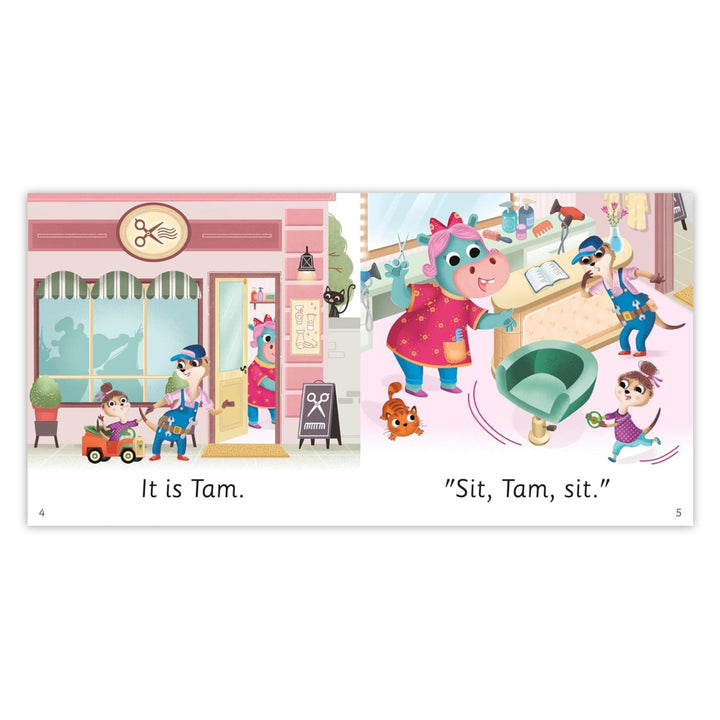 DK Super Phonics My First Decodable Stories Haircut Hippos