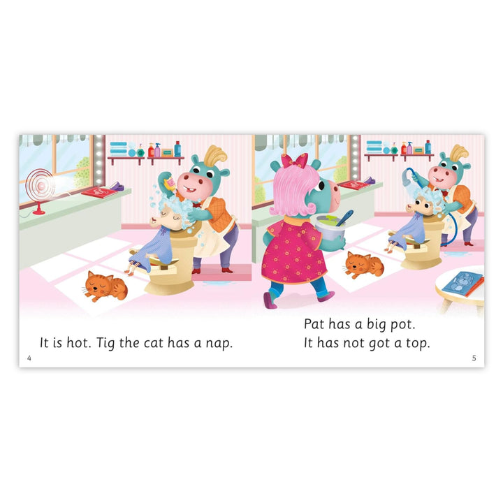 DK Super Phonics My First Decodable Stories Haircut Hippos