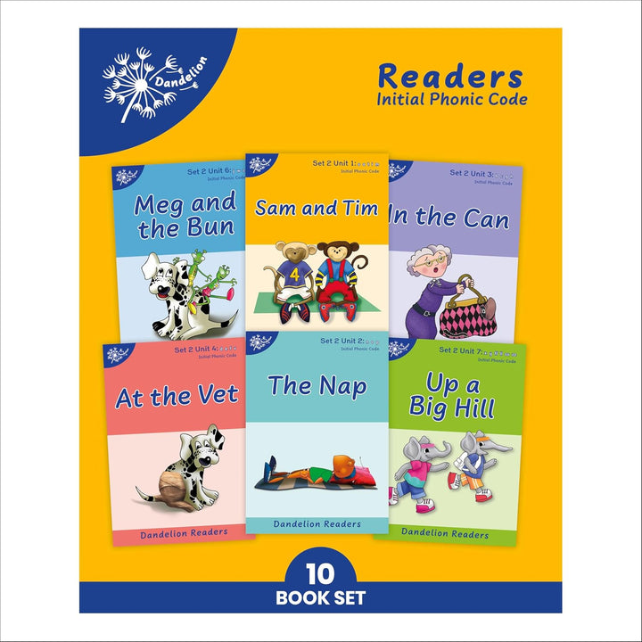 Dandelion Readers Set 2 Units 1-10 Sam and Tim