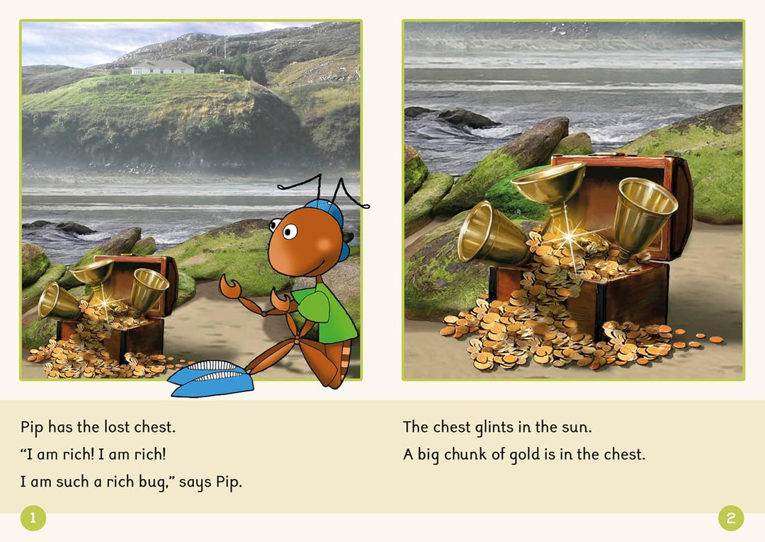 Dandelion Readers Set 1 Units 11-20 Pip Gets Rich