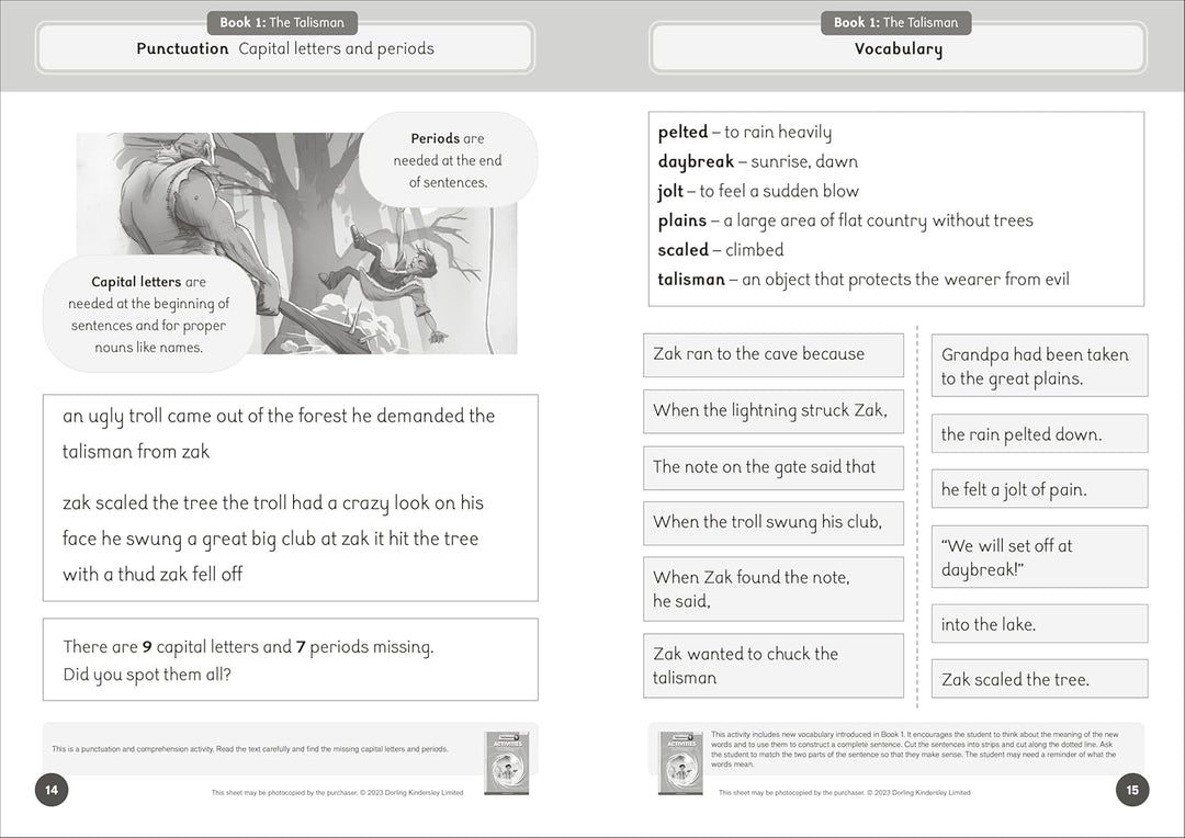 Talisman 1 Activities