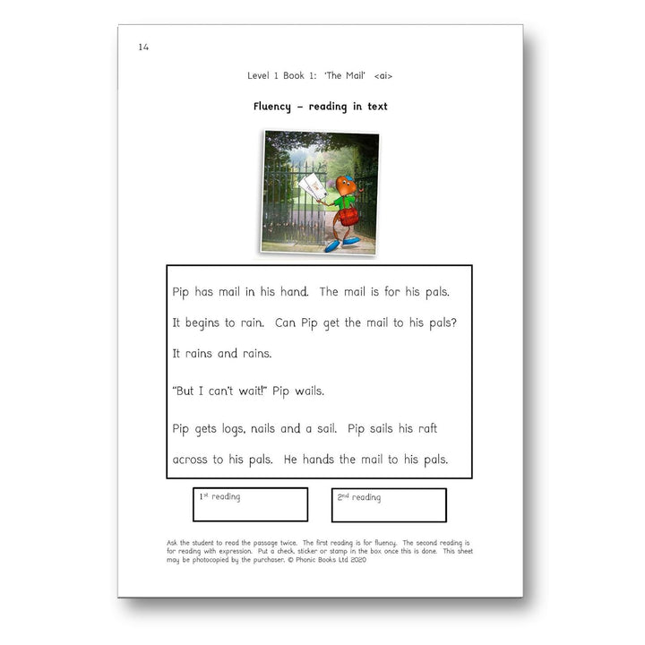 Dandelion Readers Vowel Spellings Level 1 The Mail Activities