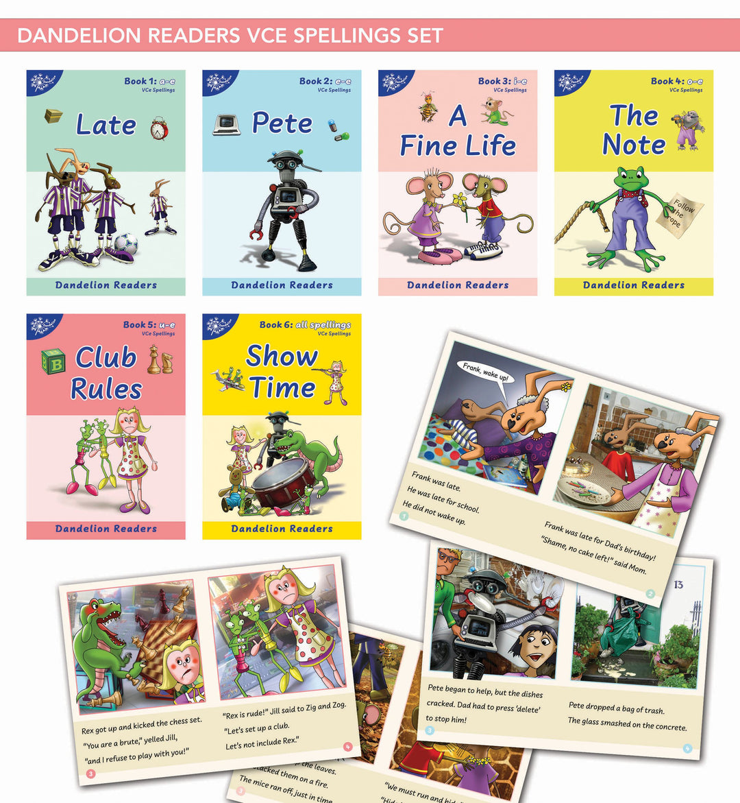 Phonic Books Dandelion Extended Code, Classroom Kit | Decodable Books ...