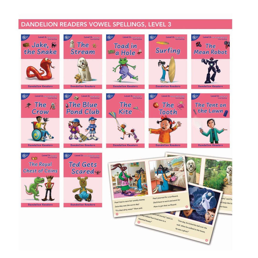 Dandelion Readers Vowel Spellings Level 3