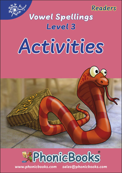 Dandelion Readers Vowel Spellings Level 3 Activities