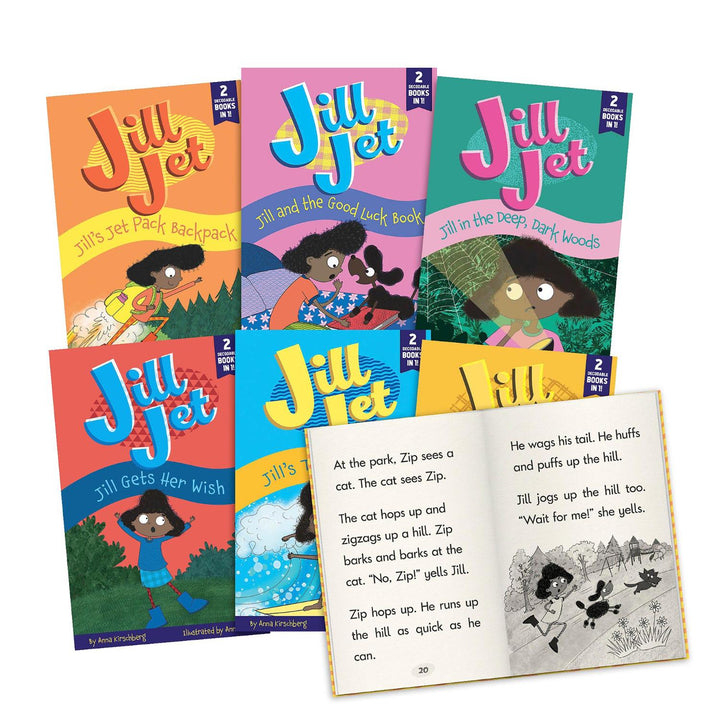 Jill Jet Decodable Chapter Books Box Set Phonics (Phase 3)