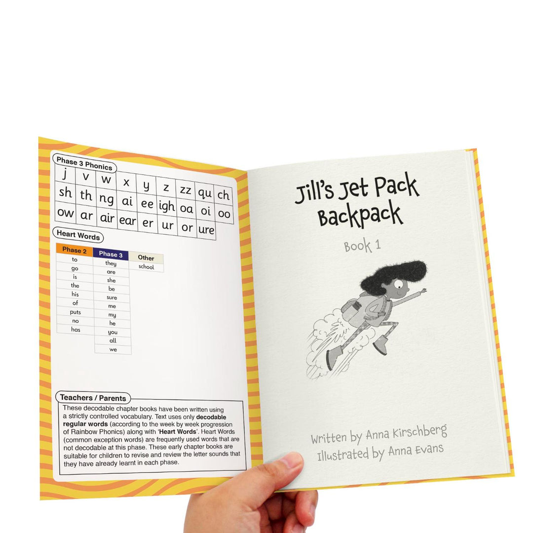 Jill Jet Decodable Chapter Books Box Set Phonics (Phase 3)