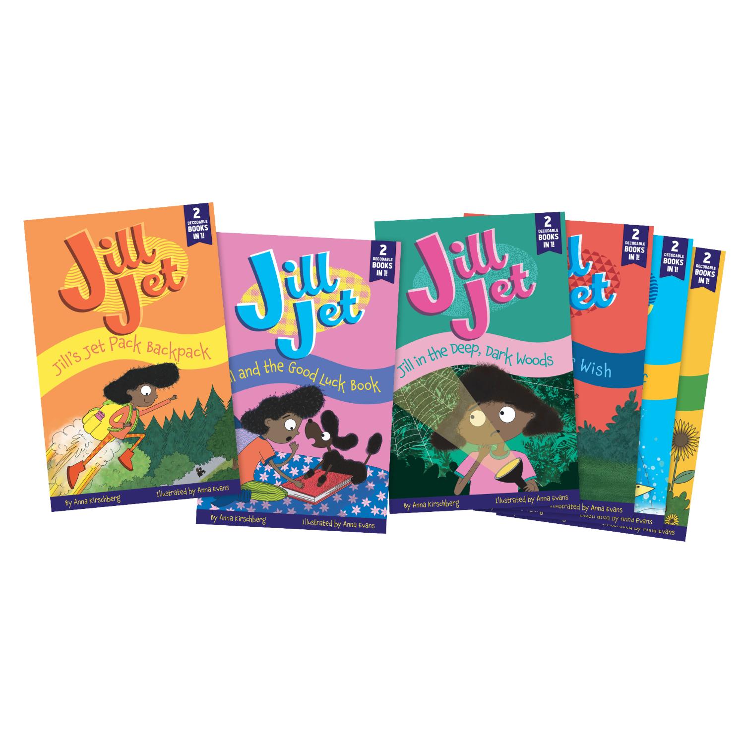 Jill Jet Decodable Chapter Books Box Set Phonics (Phase 3) – West