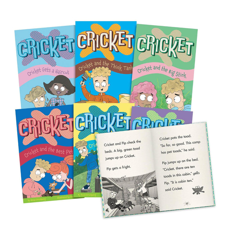 Cricket Decodable Chapter Books Box Set Blends (Phase 4)