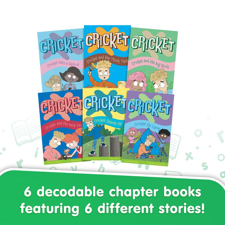 Cricket Decodable Chapter Books Box Set Blends (Phase 4)