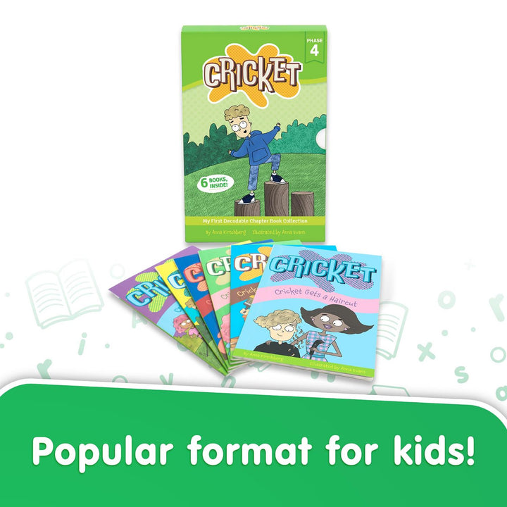 Cricket Decodable Chapter Books Box Set Blends (Phase 4)
