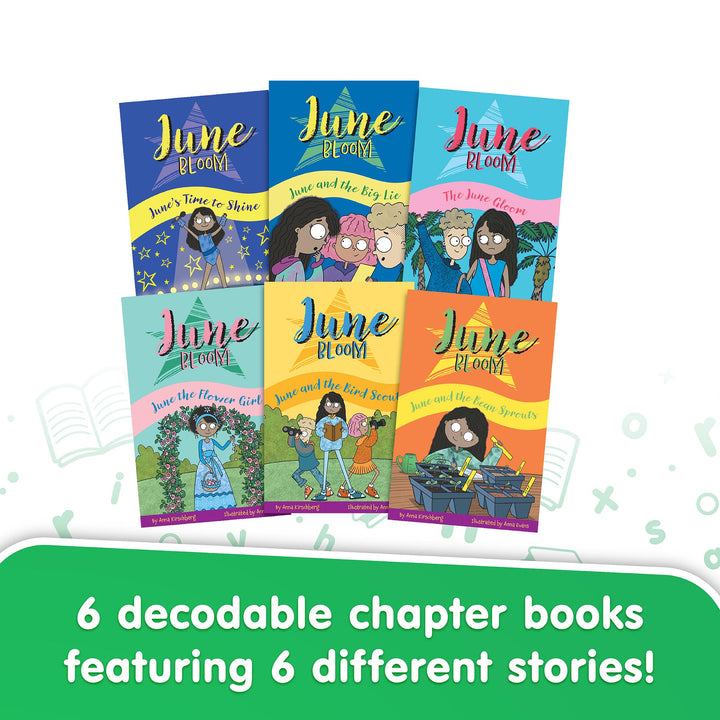 June Bloom Decodable Chapter Books Box Set Vowel Sounds (Phase 5)
