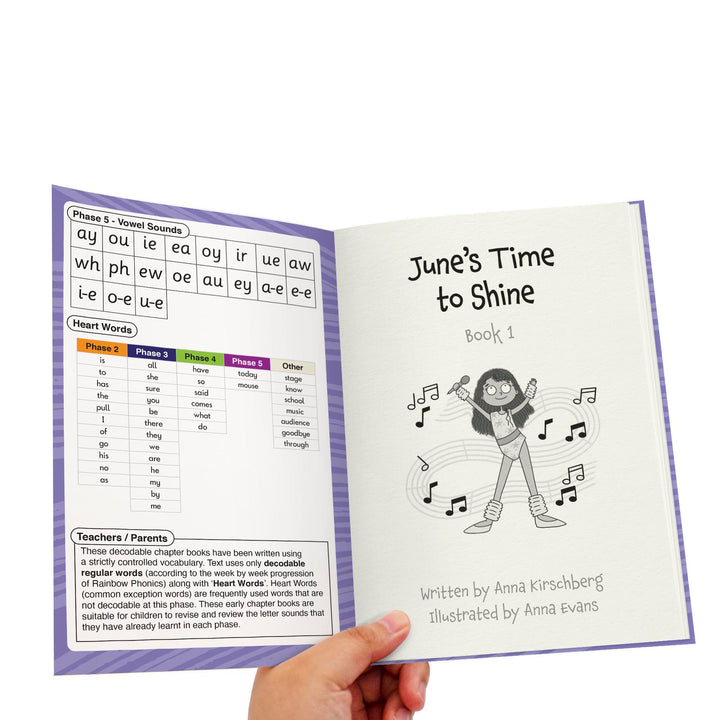June Bloom Decodable Chapter Books Box Set Vowel Sounds (Phase 5)