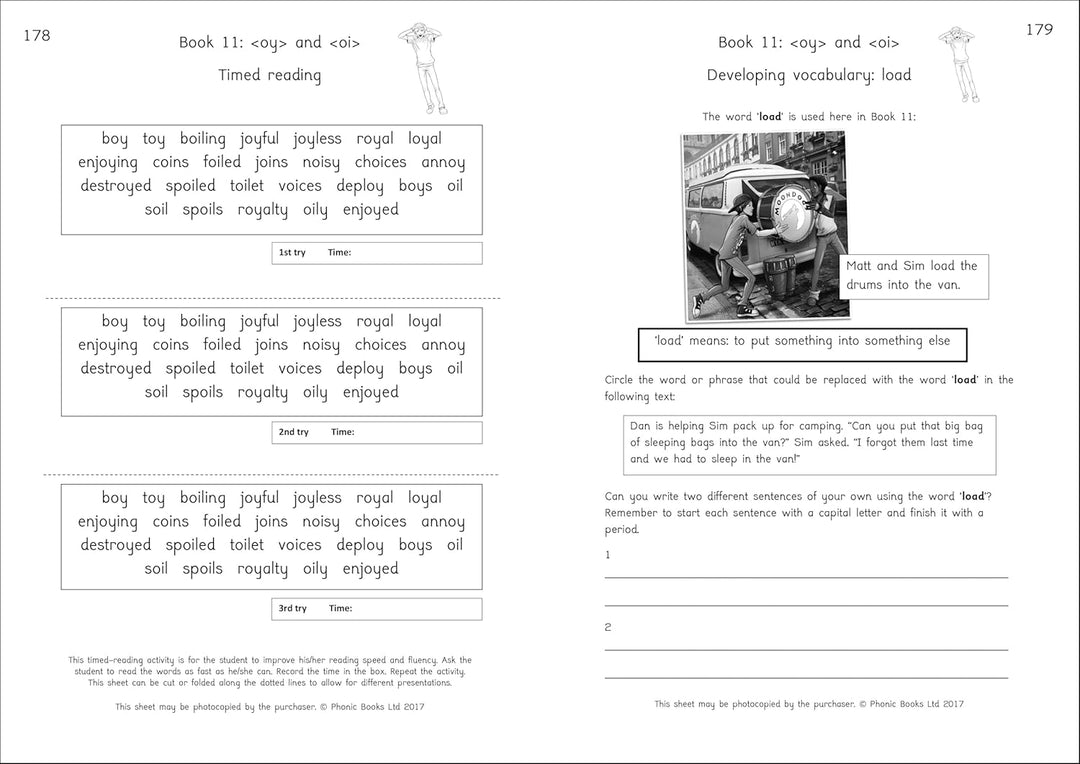 Moon Dogs Series Set 3 Vowel Spellings Activities