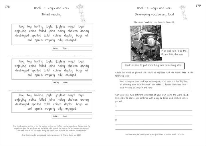 Moon Dogs Series Set 3 Vowel Spellings Activities