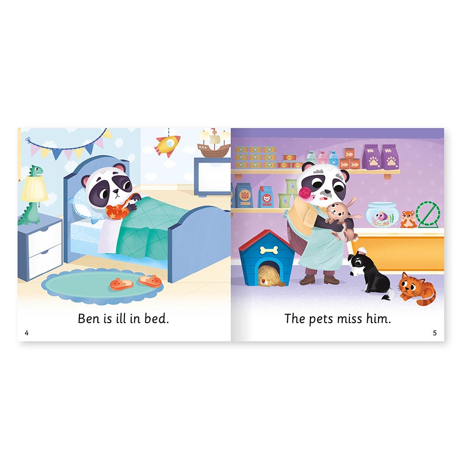 DK Super Phonics My First Decodable Stories Pet Shop Panda – West