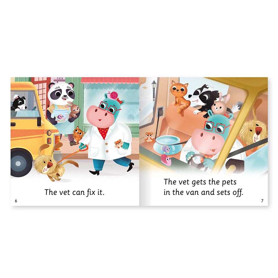 DK Super Phonics My First Decodable Stories Pet Shop Panda – West