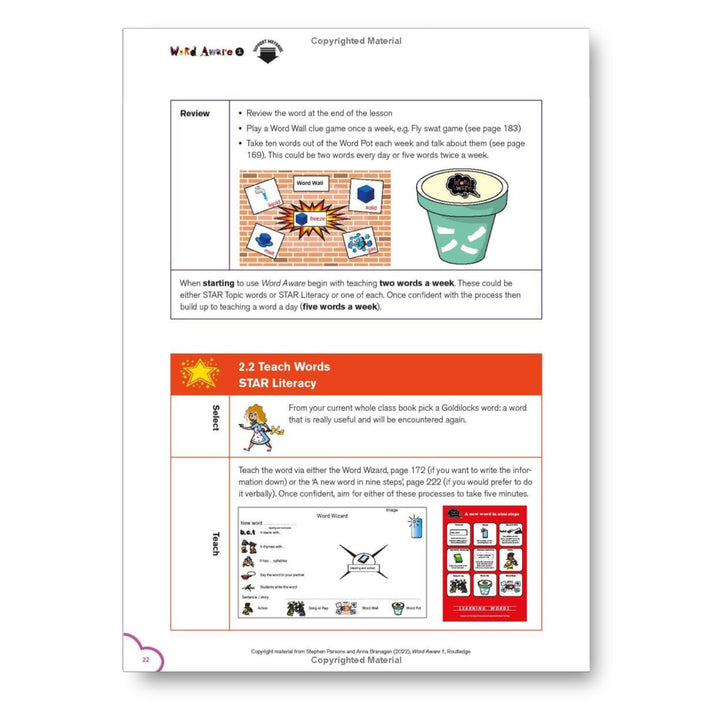 Word Aware 1 Teaching Vocabulary Across the Day, Across the Curriculum