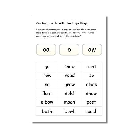 Dandelion Readers Vowel Spellings Level 2